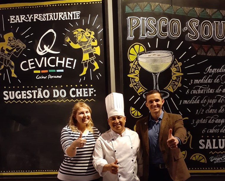 Marina Beal Bordin, Isidoro Troyes e Miler Bairros_QCeviche Batel